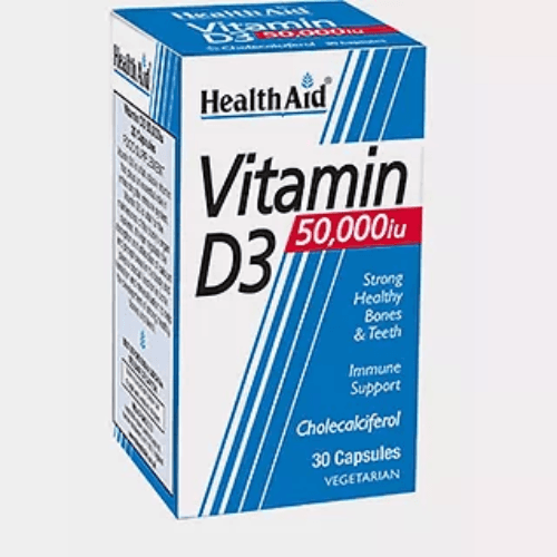 Health Aid Vit-D3 50000Iu Cap 30S