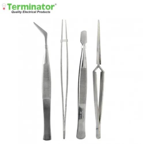 Terminator Tweezer Set 4 pcs