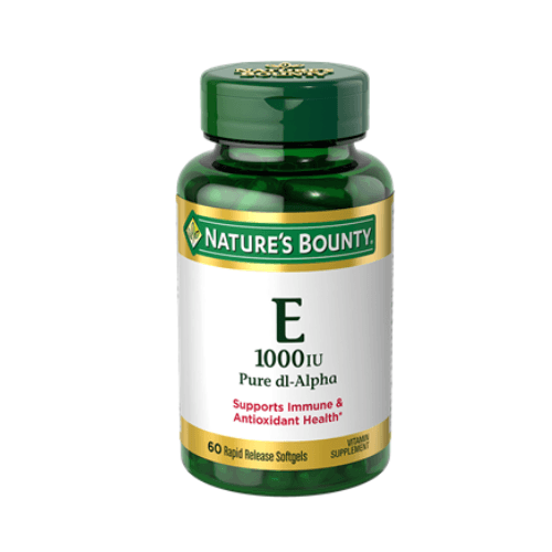 Nature Bounty Vitamin E 1000 iu With Pure Dl Alpha 50's