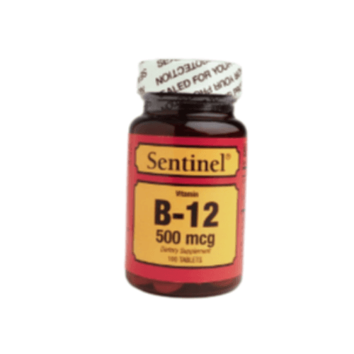 Sentinel Vitamin B-12 500Mcg 100'S