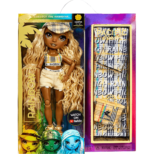 Rainbow High Pacific Coast Fashion Doll- Harper Dune (Sand)