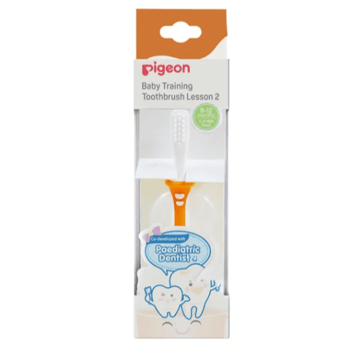 Pigeon Training Toothbrush Lesson 2 Orange