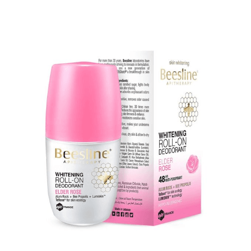 Beesline Whitening Roll On Deo Elder Rose 50M