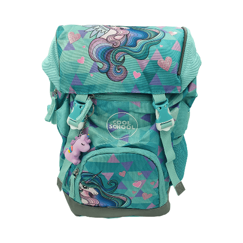 Cool School Unicorn Backpack with Unicorn Key Chain