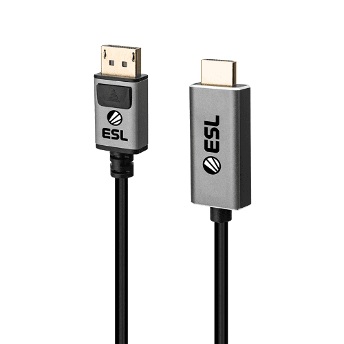 إي إس أل كابل ألعاب  DP TO HDMI (2 متر)