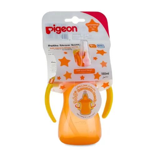 Pigeon Petite Straw Bottle 150Ml Orange