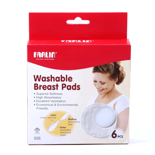 Farlin Washable Breast Pad 6'S