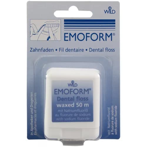 Emoform Dental Floss Waxed 50M