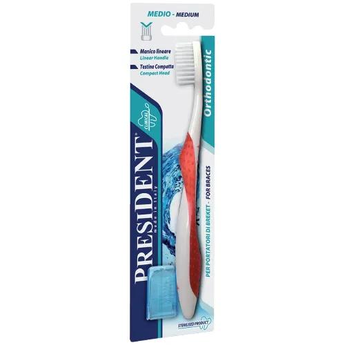 President Orthodontic Toothbrush