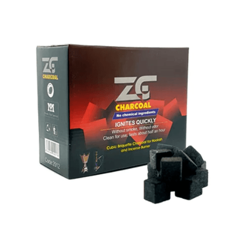 Z G Coal Quick Ignition cube charcoal for shisha and incense