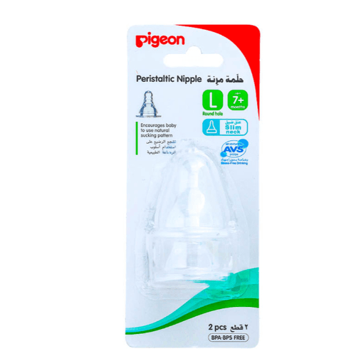 Pigeon Silicone Nipple S-Type L 2Pc/Card