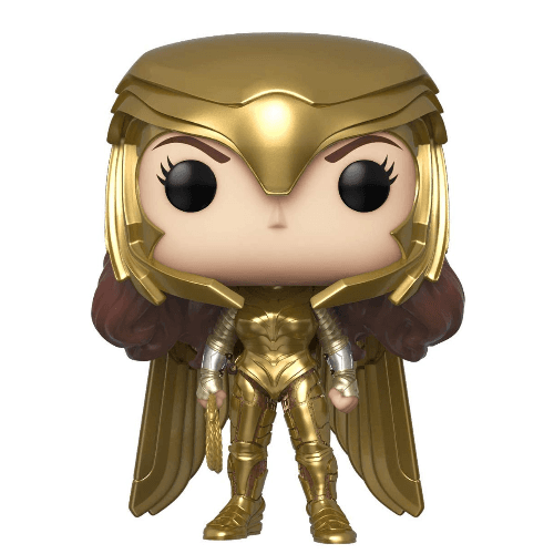 Funko POP! Movies: Wonder Woman 1984 - Wonder Woman Gold Power Metallic Vinyl Figure