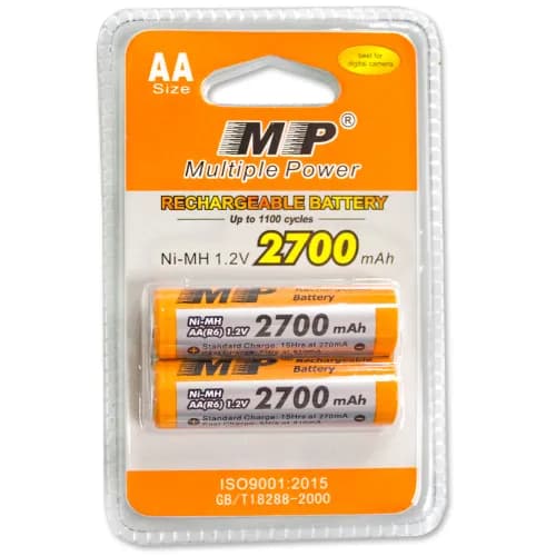 MP 1.2V AA Ni-MH Rechargeable Battery