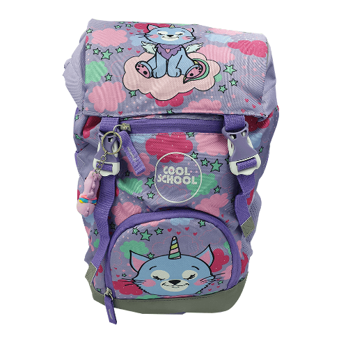 Cool School Flying Tom Backpack with Unicorn Key Chain