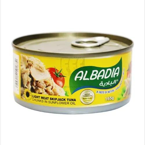 Albadia Light Meat Skip Jack Tuna In Sunflower Oil 165Gm