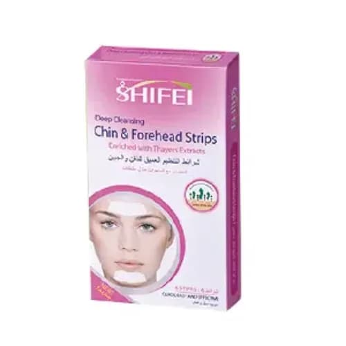 Shifei Deep Cleansing Chin And Forehead 6 Strips