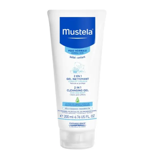 Mustela 2 In 1 Hair & Body Cleansing Gel 200Ml