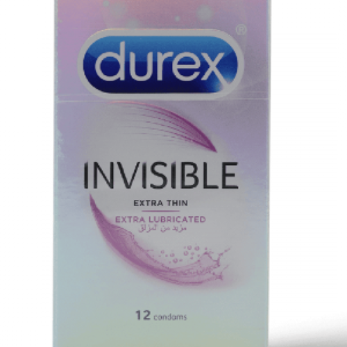 Durex Invisible Extra Thin Condom 12 Pieces