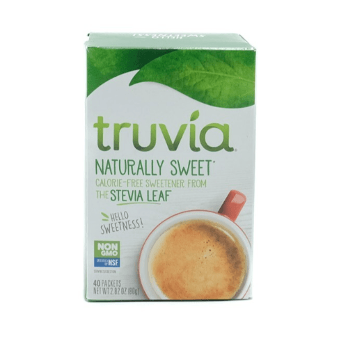 Truvia Naturally Sweet Stevia Sweetener 80 g 40 Packets