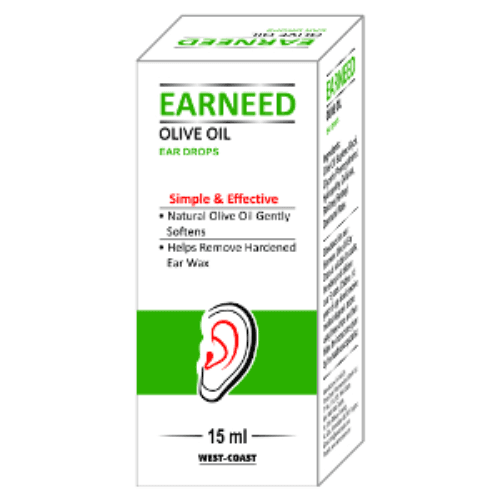 Earneed Olive Oil Ear Drops 15 Ml