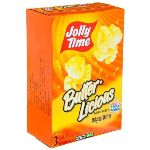 Jolly Time Butter Licious Microwave Popcorn 298g