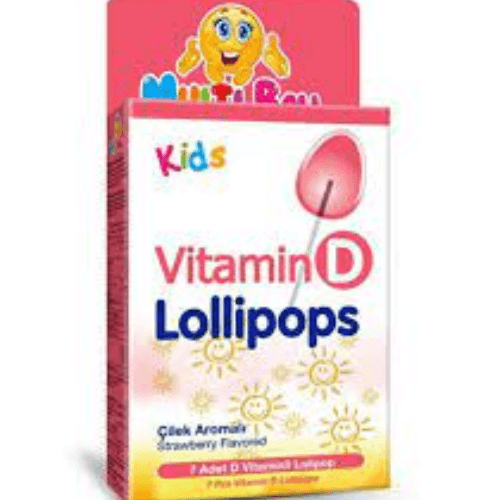 Multiball Kids Vitamin D Lollipops 7'S 