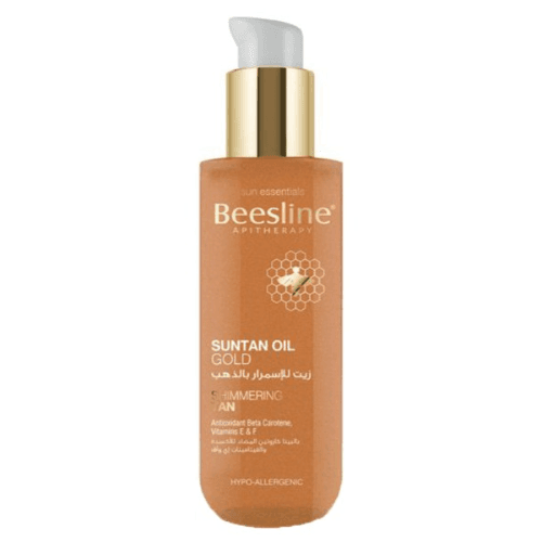 Beesline Apitherapy Suntan Oil Gold Shimmering Tan 200 Ml