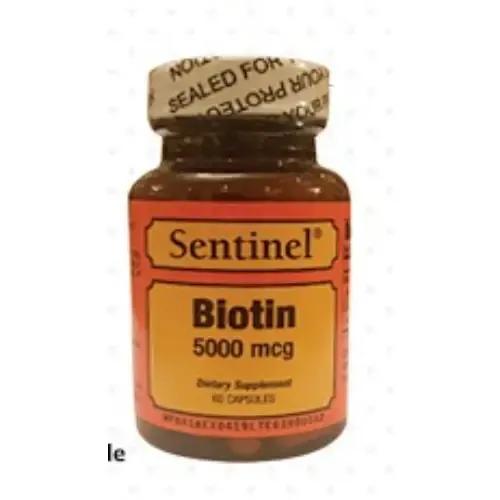 Sentinel Biotin 5000 Mg 60 cap