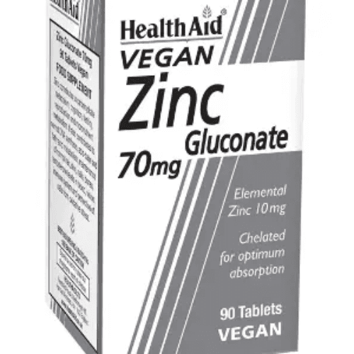 Health Aid Zinc Gluconate 70mg 90 Tab