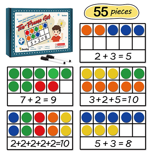 Magnetic Ten-Frame Set