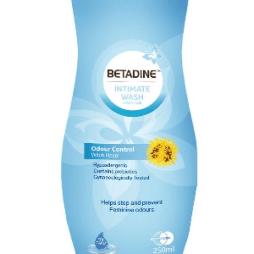 Betadine Intimate Wash Daily Use Odour Control Witch Hazel 250 Ml