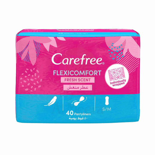 Carefree Panty Liners Flexicomfort Fresh  Pads 40 pcs