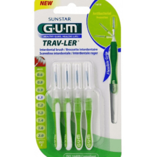 G.U.M TRAV-LER 1414 1.1 MM 6 PIECE