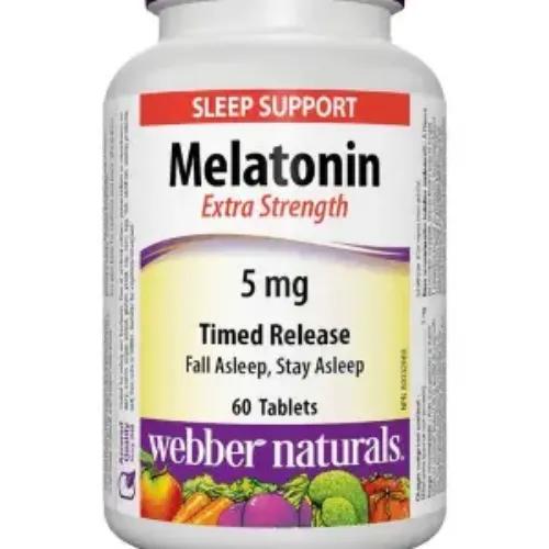 Webber Naturals Melatonin 5Mg 60 Tab