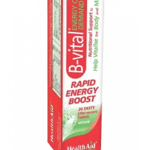 Health Aid B Vital Rapid Energy Boost 20 Tablets