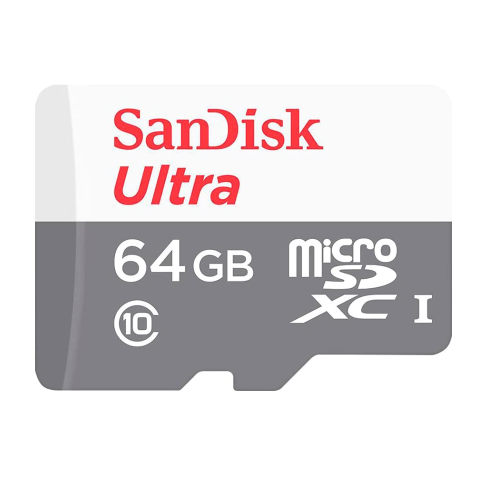 Sandisk Ultra Microsdxc 64GB Memory Card, C10, UHS-1, 100mb/S R, 3x5, 7y Sdsqunr-064g-gn3mn [fgs1478]