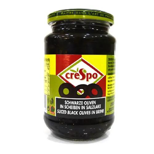 Crespo Sliced Black Olives 850Ml