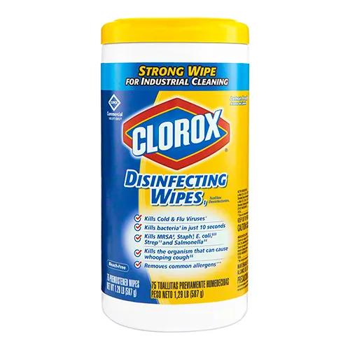 Clorox Disinfecting Wipes Lemon Fresh, Bleach Free Cleaning Wipes - 75 Counts