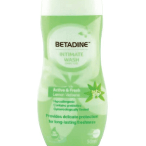 Betadine Intimate Wash Daily Use Fresh Active Lemon Verbena 250 Ml