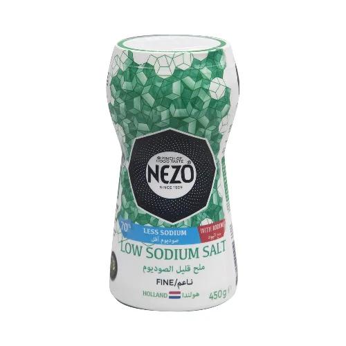 Nezo Fine Low Sodium Salt With Iodine 450 g