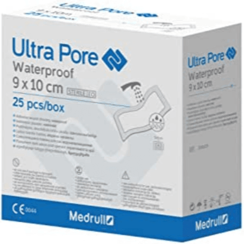 Medrull Ultra Pore Waterproof 9x10cm 25 Pieces