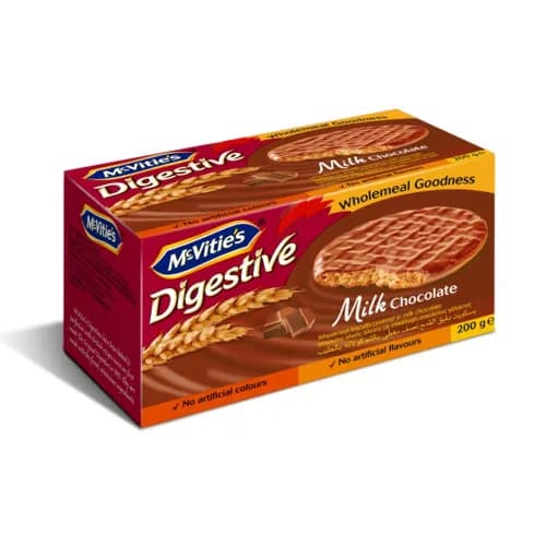 Mcvities Digestive Milk Chocolate Biscuits 200Gm