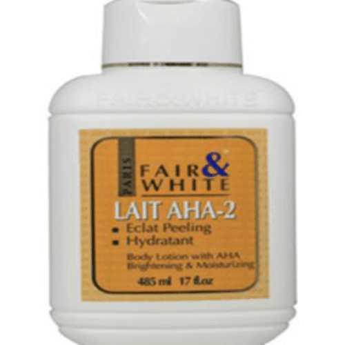 Fair And White Lait Aha - 2 Eclat Peeling, Hydratant 485 Ml