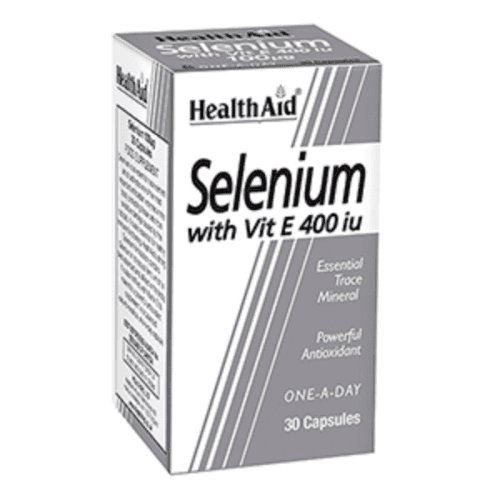 Health Aid Selenium/Vit E 400Iu 30 Cap