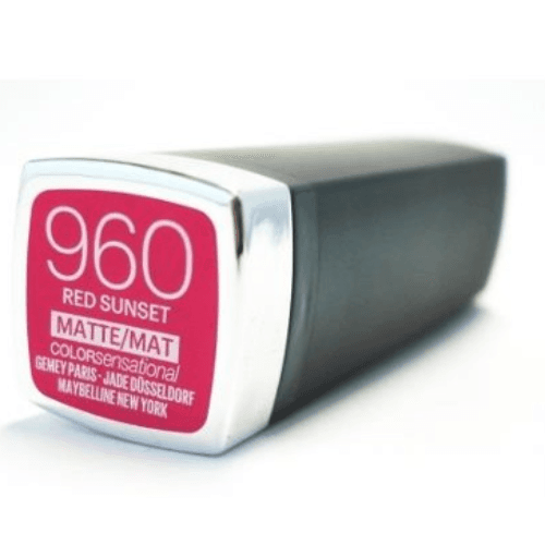 MAYBELLINE COLOR SENSATIONAL MATTE LIPSTICK 960 RED SUNSET