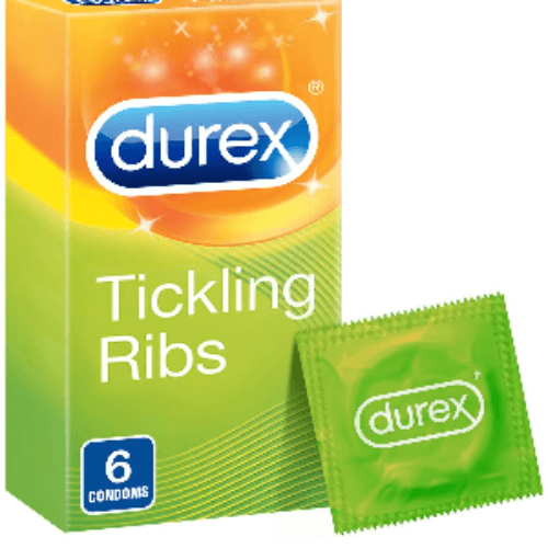 Durex Tickling Ribs 6 Condoms'