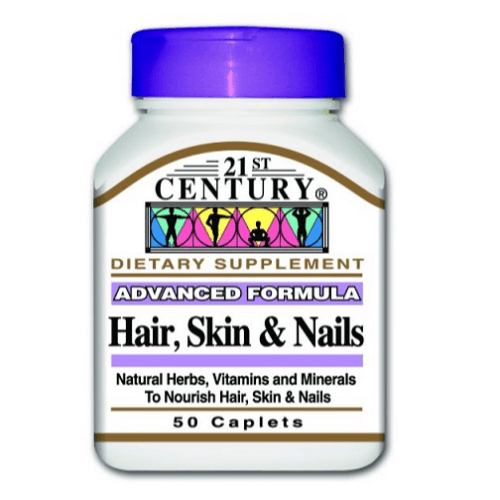 21St Century Hair & Skin And Nail Caplets 50'S