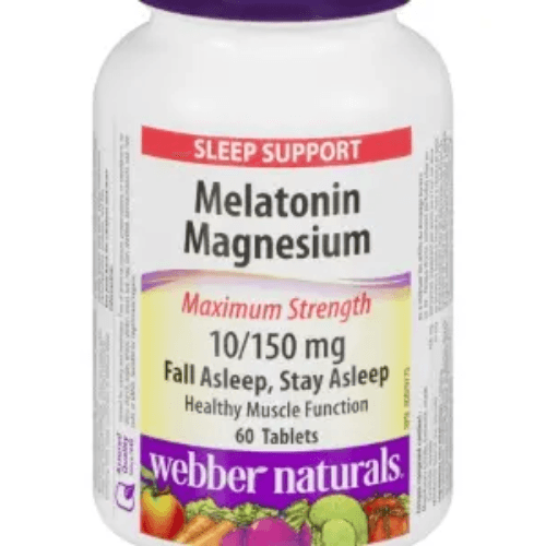 Webber Naturals Melatonin Magnesium 60Tab