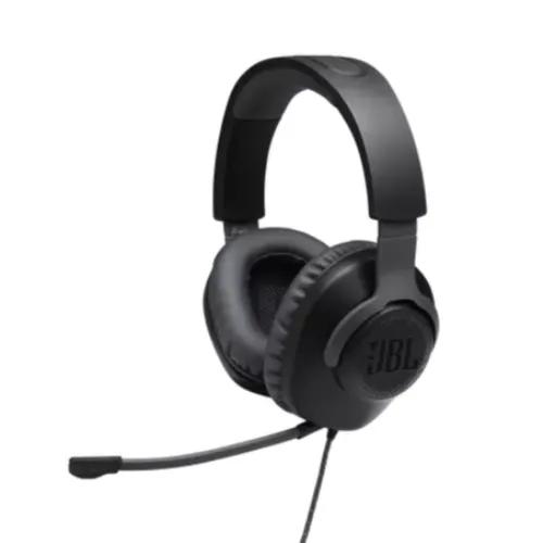 JBL Quantum 100 Wired Over-Ear Gaming Headset - Black [FGS1122]