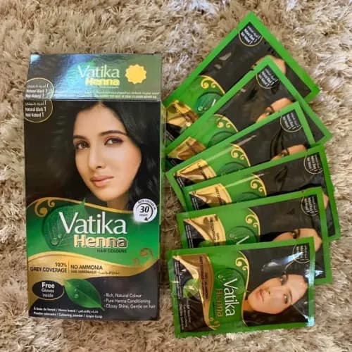 Vatika Henna Hair Colours Natural Black1-1Pcs